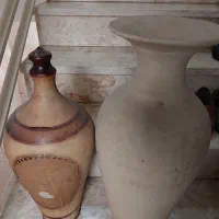 کوزه و قُلک سفالی هر۲ تا باهم ۴۰۰ هزارتومن