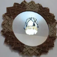 آیینه دکوراتیو مکرومه