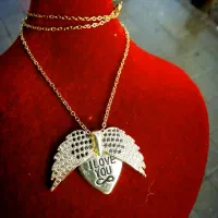 گردنبند رز گلد فانتزی جدید دخترانه