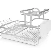 تولیدی آبچکان جا ظرفی آلمنیومی به رنگ طلایی مشکی|آب‌چکان و نظم‌دهنده ظروف|مشهد, توس (بلوار توس)|دیوار