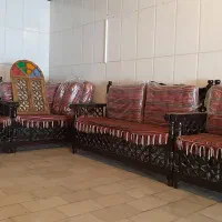 فروش مبلمان ۷نفره و میز و صندلی|مبلمان خانگی و میز عسلی|باغستان, |دیوار