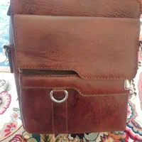 کیفِ چرمِ گاوی اصل دست ساز شانی مردانه