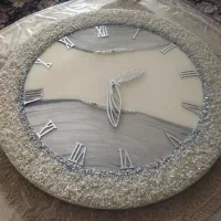 ساعت دیواری زرین دست ساز به اندازه 90