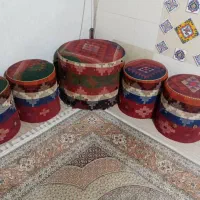 پاف و ومیز سنتی  چهار نفره نو|مبلمان خانگی و میز عسلی|شیراز, لب آب|دیوار