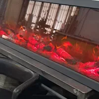 شومینه برقی ۱۶۰دیواری فریم فلزی