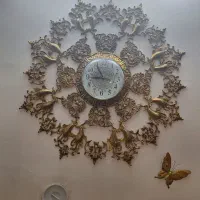 ساعت برنز و دیوار کوب