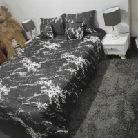سرویس خواب دونفره ام دی اف سفید