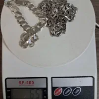 دستبند و گردنبند نقره ایتالیایی نو