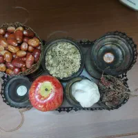 ظرف هفت سین و استند لوازم جواهر