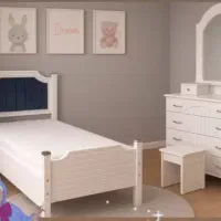 تخت خواب تکنفره / سرویس خواب تک نفره وکیوم|تخت و سرویس خواب|قزوین, |دیوار