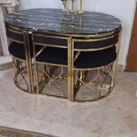 ناهار خوری استیل ۶ نفره نو
