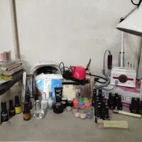 وسایل کامل کاشت ناخن و طراحی