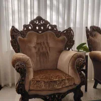 مبل چوبی  استیل