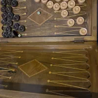 تخته نرد چوبی|کلکسیون اشیاء عتیقه|لواسان, |دیوار