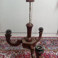 لوستر چوبی 3شاخه