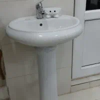 روشویی کارکرده و شیر اهرمی برند هودین