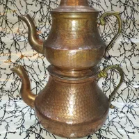 کتری قوری مسی|ظروف سرو و پذیرایی|سبزوار, باهنر|دیوار