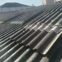 گرفتن شکاف ایرانیت حلب ناودانی سقف|خدمات پیشه و مهارت|گرگان, |دیوار