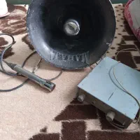 بلندگو اصل ژاپنی با ترانس و میکرفون به شرط تست