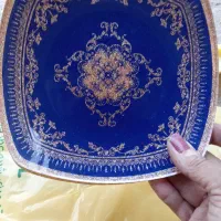 بشقاب چینی  طلا کوب