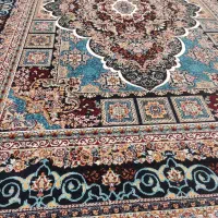 فرش ماشینی ۹ متری جفت سورمه ای|فرش|اصفهان, برزان|دیوار