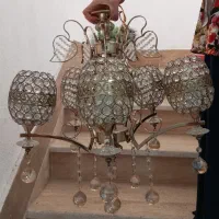 دو عدد لوستر پنج شاخه