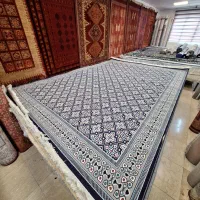 گلیم ۹ متری طرح چهارخونه ستاره نگارین۱ کد 0393|گلیم، جاجیم، گبه|مشهد, امیر|دیوار