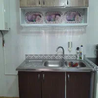 کابینت و سینک ظرف شویی و آبچکان و دراور|آب‌چکان و نظم‌دهنده ظروف|سنقر, |دیوار