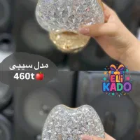 چراغ خواب کریستالی لمسی همراه کابل|چراغ خواب و آباژور|خورموج, |دیوار