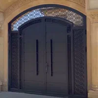 درب باغی کد55درب حیاطی جوشکاری سیار نصب درب باغی