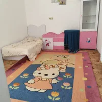 تخت کمده بچه با گلیم فرش