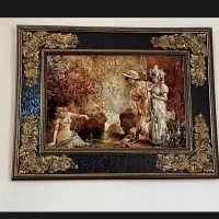 دو عدد تابلو فرش سه عدد ماهی با باکس|تابلو فرش|گنبد کاووس, |دیوار