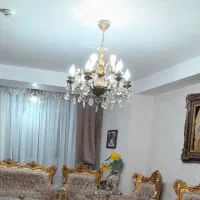 لوستر برنج ۲عدد بزرگ وکوچک