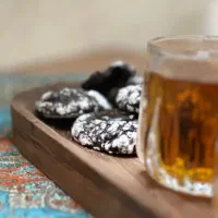 کوکی شکلاتی ترک دار خوشمزه