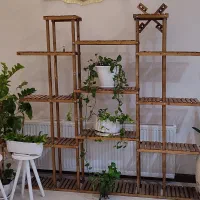 استند گل و گلدان چوب اصل - تمیز سالم بزرگ|صنایع دستی و سایر لوازم تزئینی|ری, حمزهآباد|دیوار