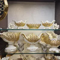 آجیل خوری دکوری آبکاری طلا نگین کاری اماراتی|صنایع دستی و سایر لوازم تزئینی|مشهد, کوشش|دیوار