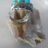 انگشترفیروزه عجمی ذات دار|جواهرات|زاینده رود, |دیوار