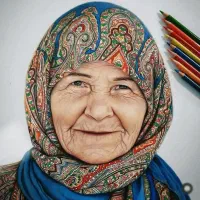 نقاشی چهره(روز مادر)