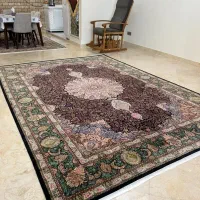 فرش ابریشمی گیاهی