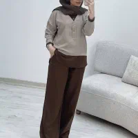 لباس زنانه کراپ مانتو شومیز تیشرت شلوار اسپرت