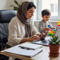 کار در منزل با گوشی