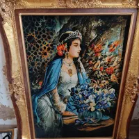 تابلو فرش دست بافت زیبا درجه یک|تابلو فرش|تهران, اختیاریه|دیوار