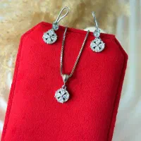 گردنبند نقره طرح موج خرید اقساطی کادو تولد ناب%107|بدلیجات|تبریز, |دیوار