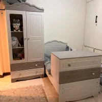 سرویس خواب کودک تخت و کمد و تشک