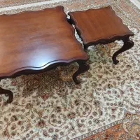 دوعدد عسلی و یک میزبزرگ چوب گردو