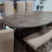 میز نهارخوری 8 نفره|میز و صندلی غذاخوری|ایلام, |دیوار