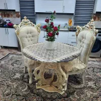 سرویس کامل چوب کرم طلایی در حد نو