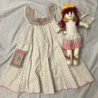 پیراهن دخترانه ست با عروسک