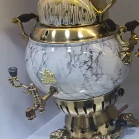 سماور ۶لیتری به همراه قوری ست اکبند