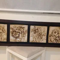 تابلو گل نقش برجسته